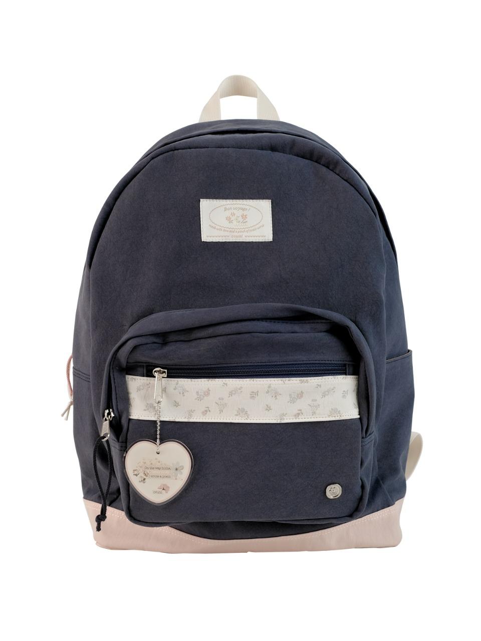 [ NEW | 10% off ~ 5.3 ] Bon voyage backpack_pink navy