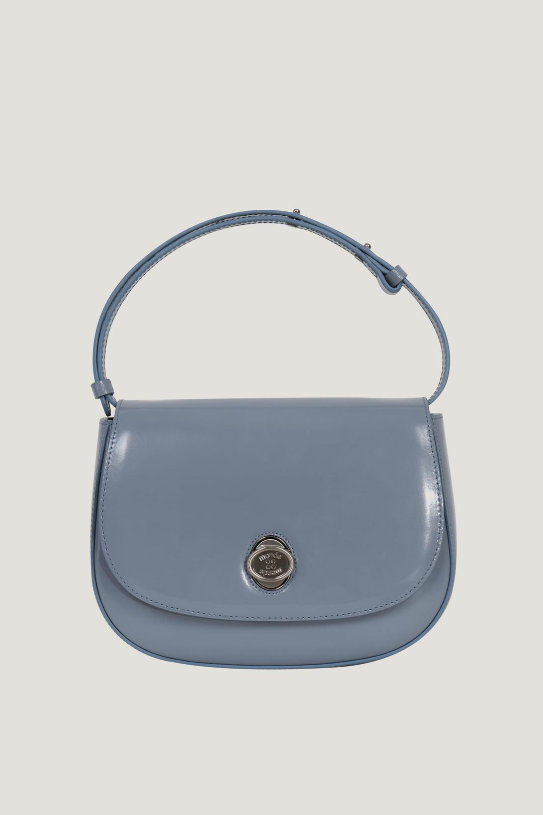 Classic turn lock cross bag Dawn blue