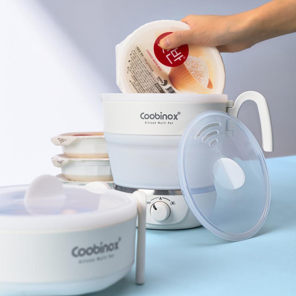 접이식 전기포트 여행용 휴대용 커피 미니 햇반 쿠비녹스 화이트A : 슈퍼센트마켓