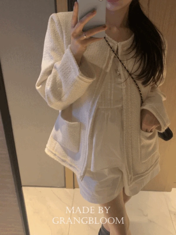 [made] 당일배송/로랜 트위드 자켓 (2color)