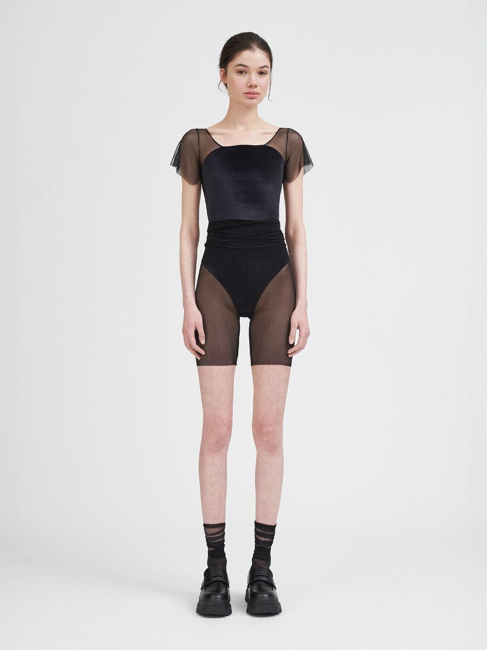 BLACK VELVET - BUTTERFLY SLEEVE