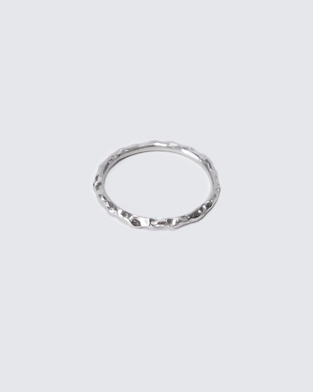[ Silver925 ] Icicle textured thin ring