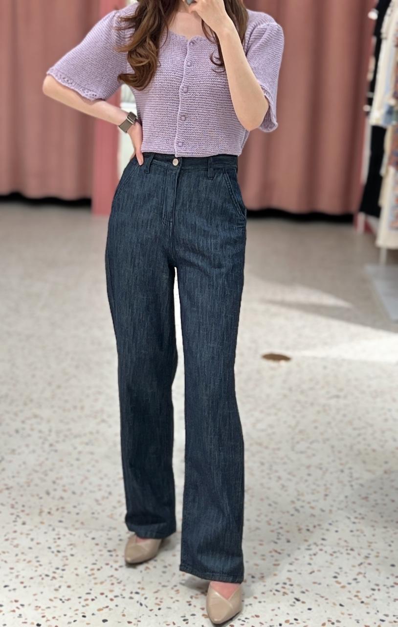 나인 라이트 썸머 와이드 데님 팬츠 NBL3ND-PT5308M0