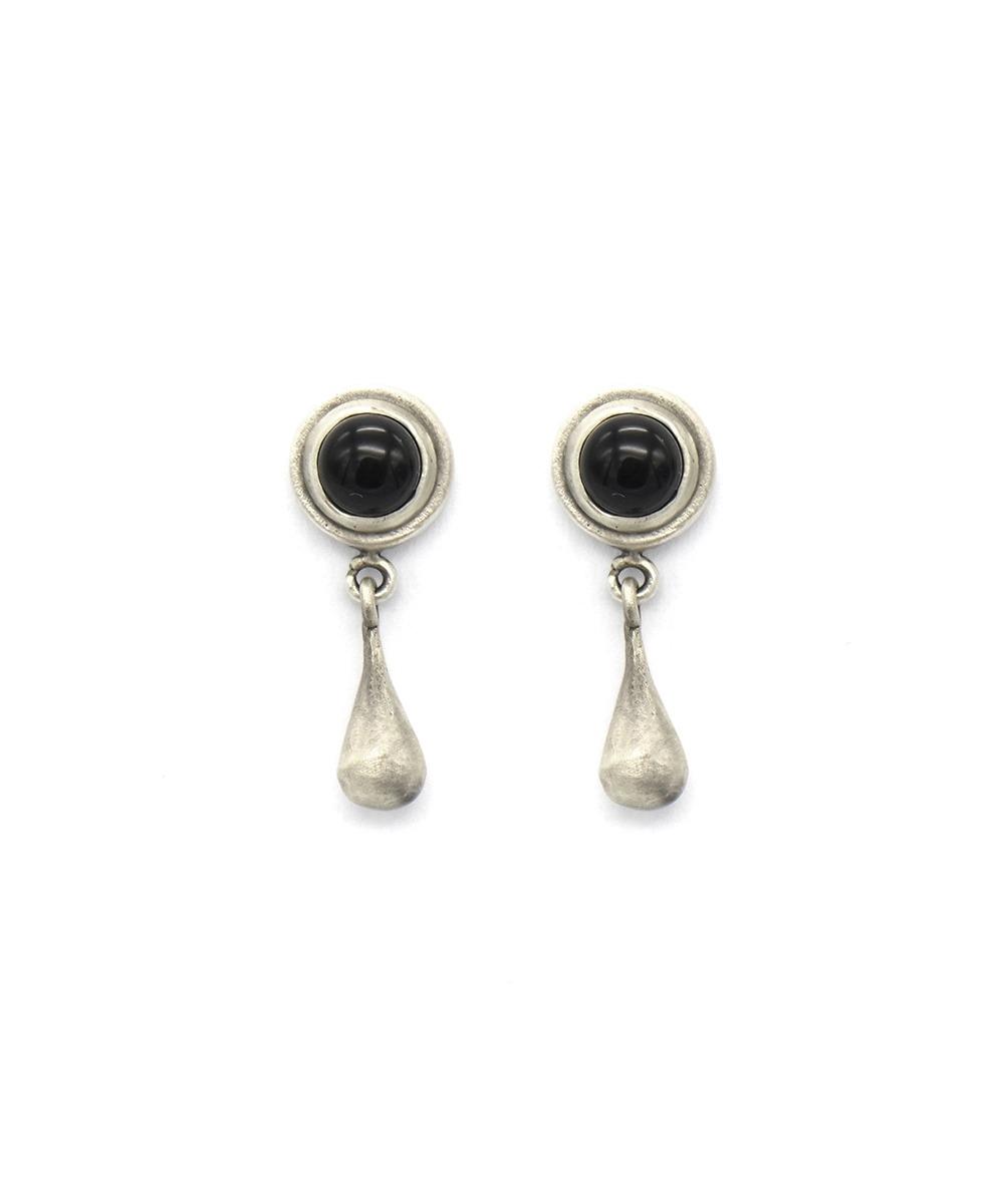 Tears earring (onyx)