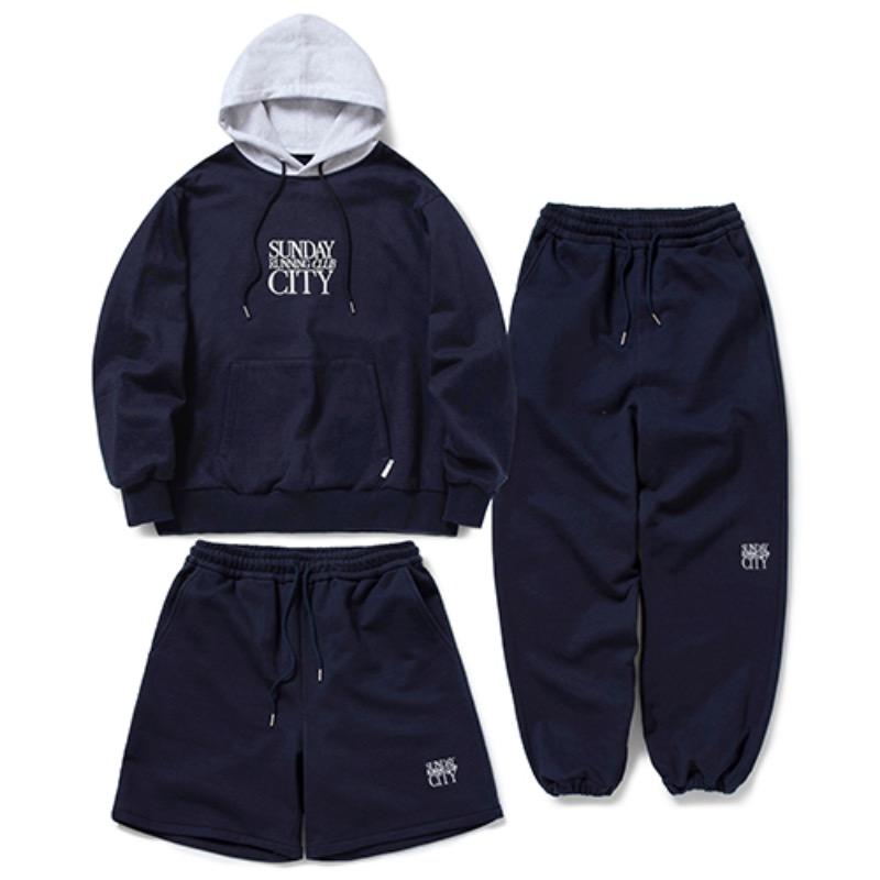Running Club Hoodie Training Set-up_Navy