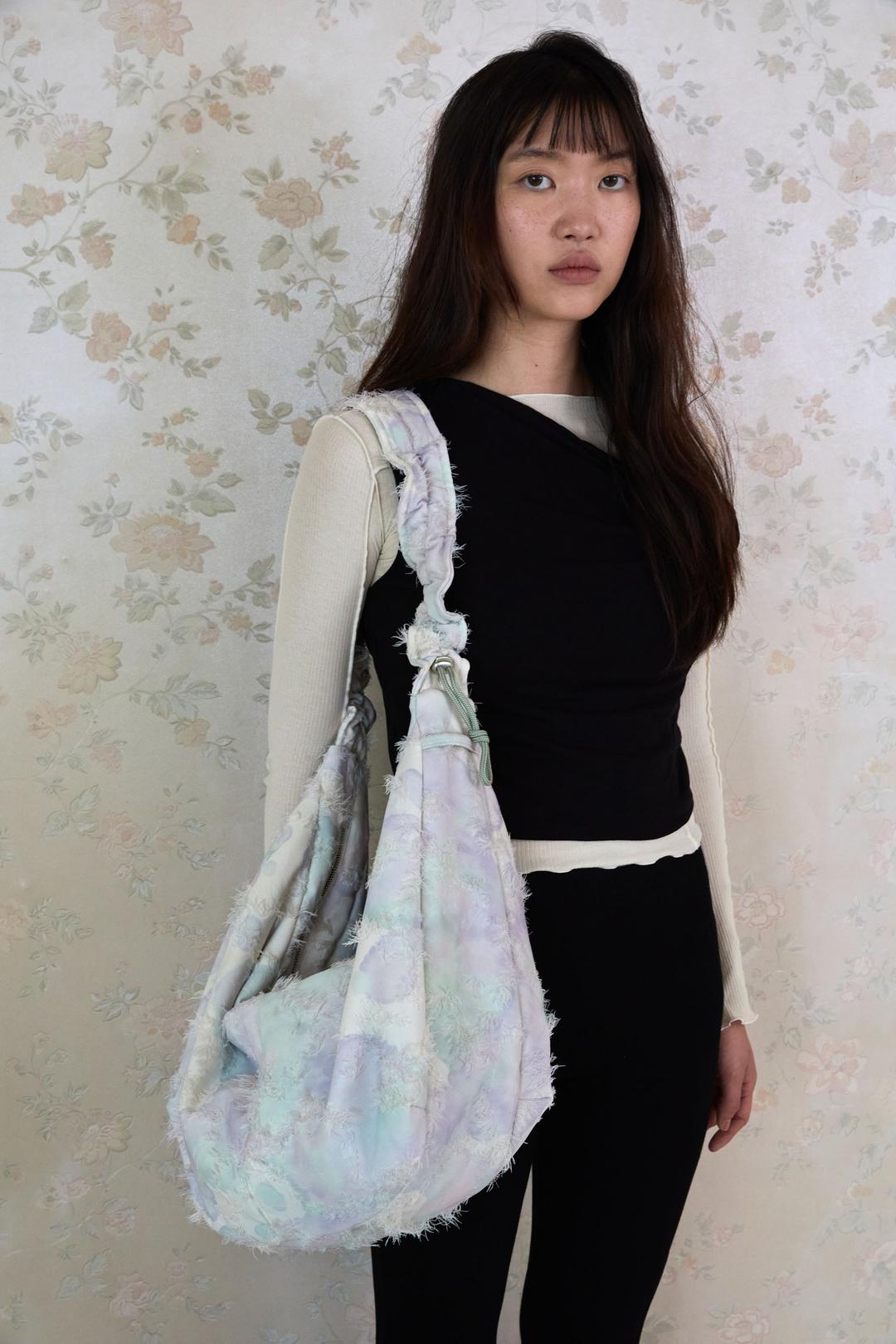 Porcelain bag (Large) - Purple Green