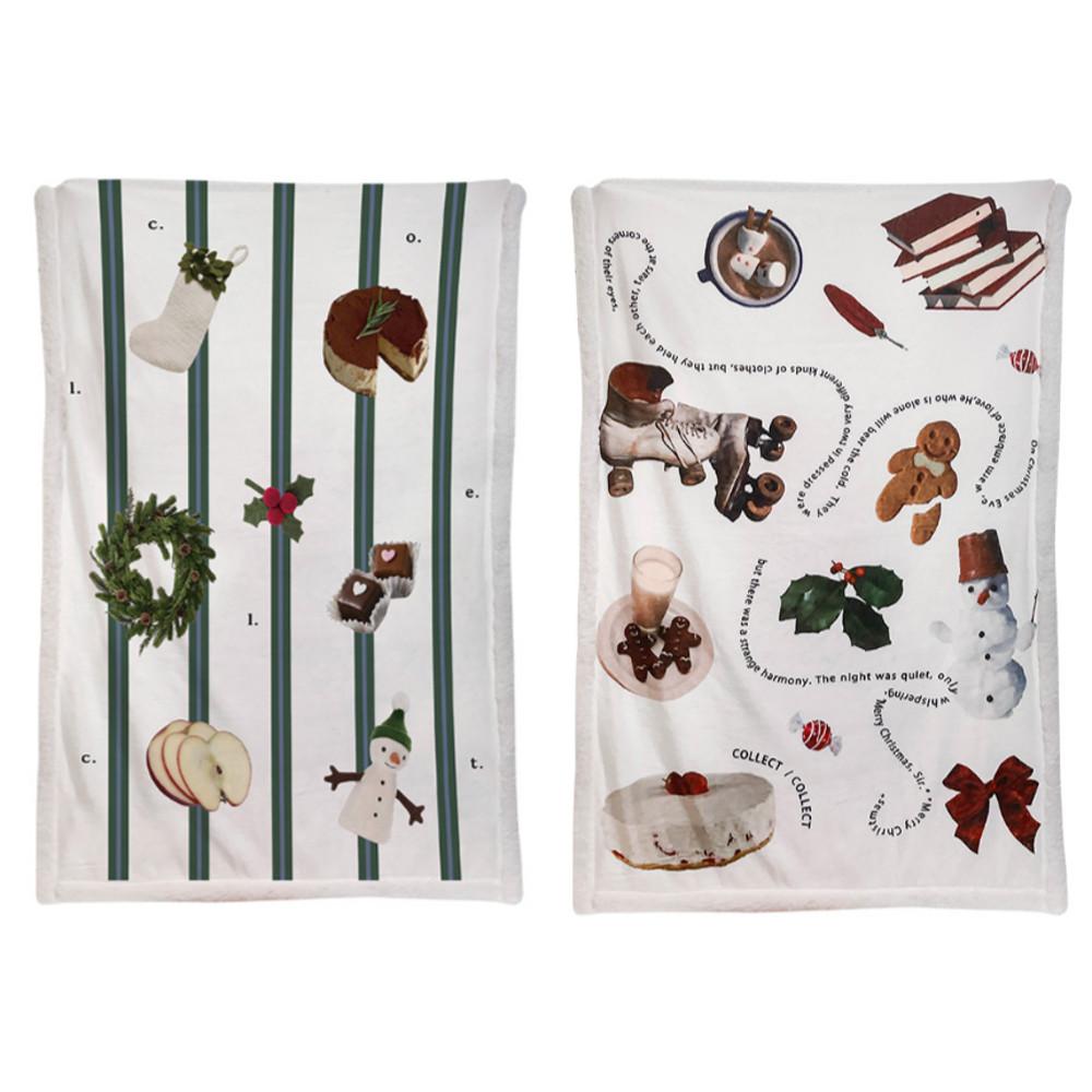 크리스마스 담요 블랭킷 양털담요 차박 캠핑 뽀글이 이불