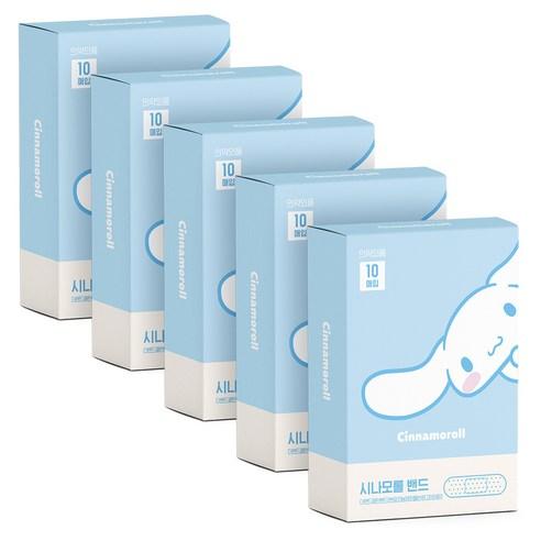 아텍스 산리오 캐릭터즈 더밴드 시나모롤, 72 x 19 mm, 10개입, 5개 - 반창고/밴드 | 쿠팡