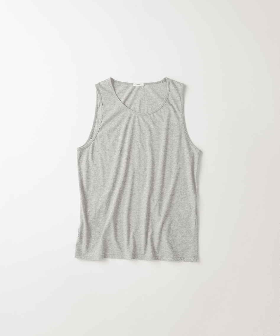 117 Silky Sleeveless - Melange Gray