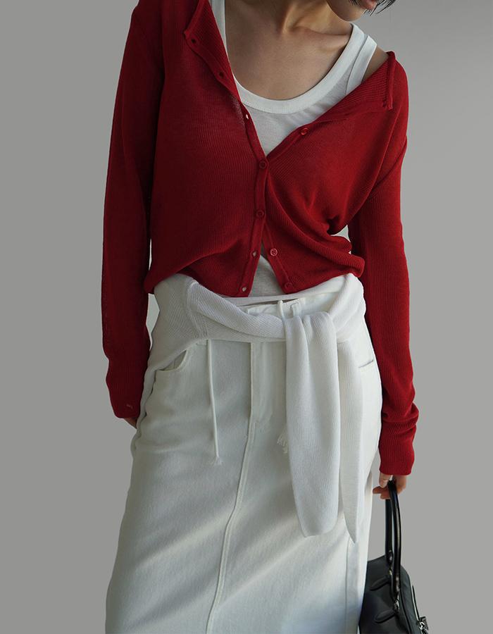 오브린넨가디건