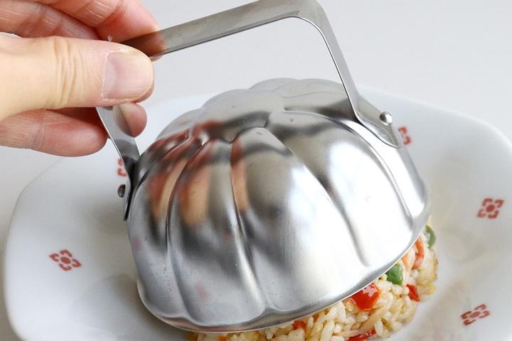 일본 스테인레스 국화모양 오무라이스틀 볶음밥틀