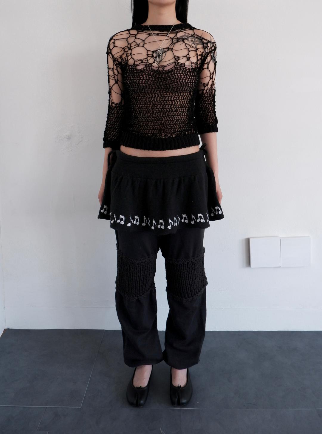 Music note mini skirt