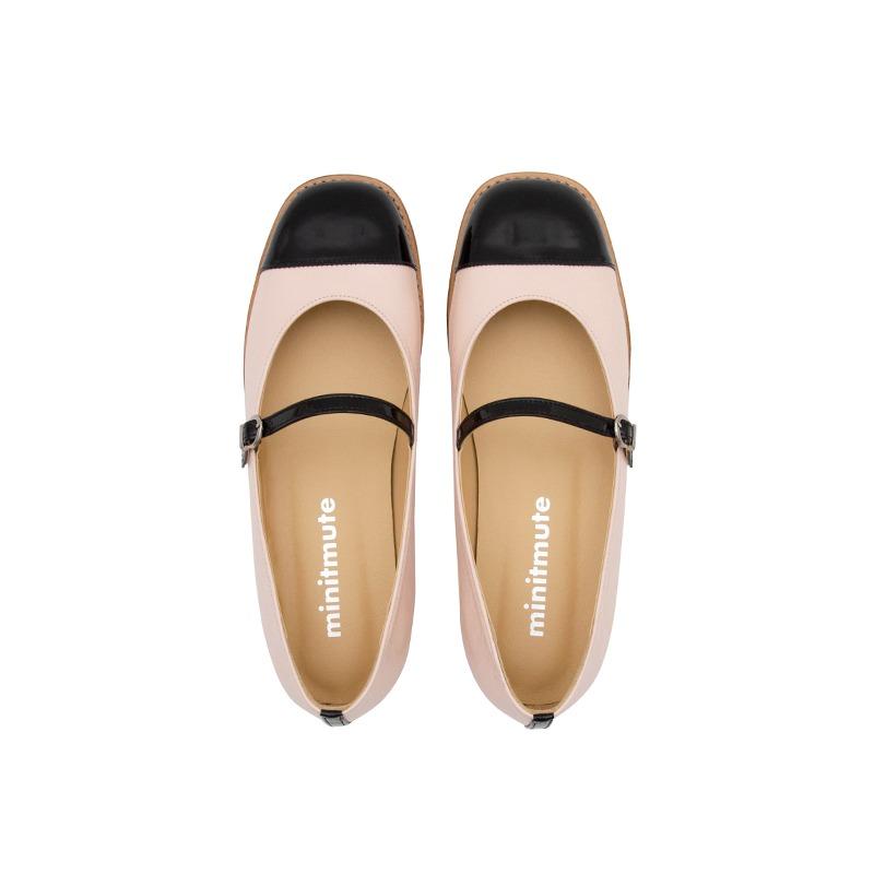 bow shoes - soap pink