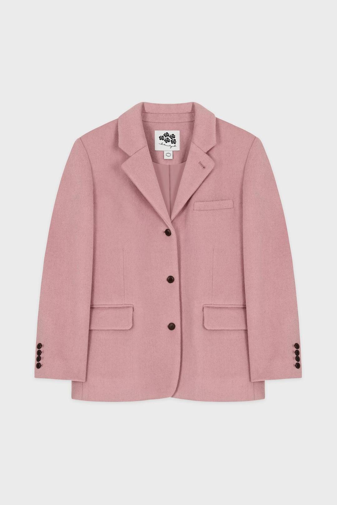 Hairy Wool Classic Blazer (Blave Rose)