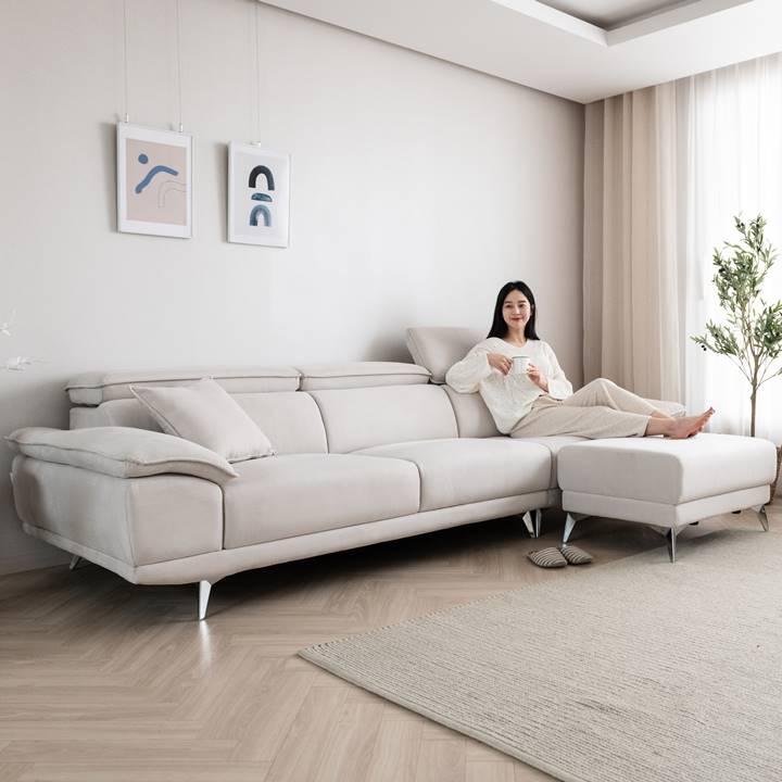 ★스툴증정★앰플 아쿠아텍스 헤드틸팅 소파(3인용/4인용)