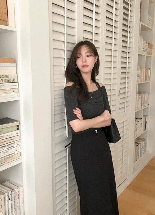 [하객룩/출근룩/레이어드] 베러 울 오프 뷔스티에 세트