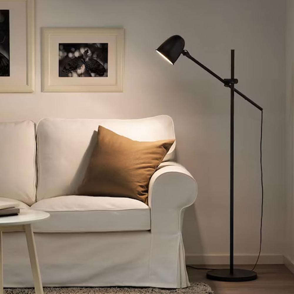 이케아 스쿠루프 플로어스탠드/독서등 블랙
