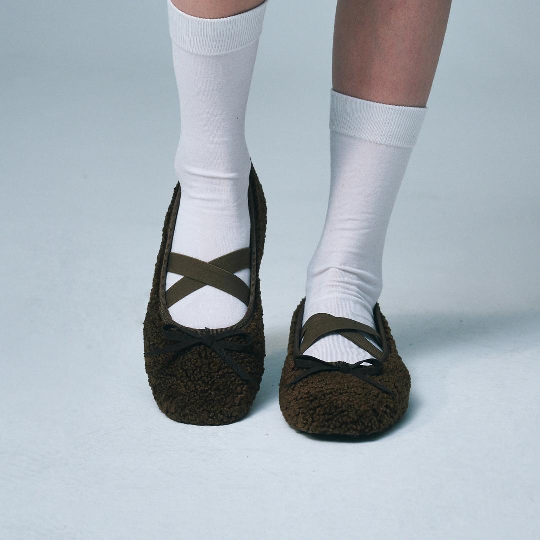 [HAGO 단독] 퍼피 크로스 밴딩 리본 플랫 412435006 (1cm/3colors)