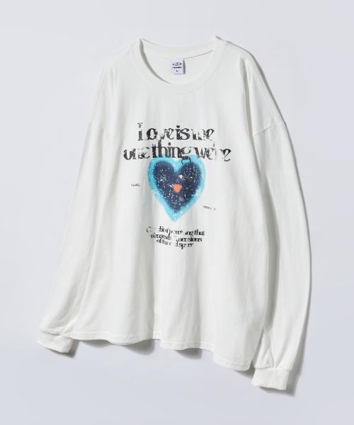 하트스페이스 롱 슬리브 화이트