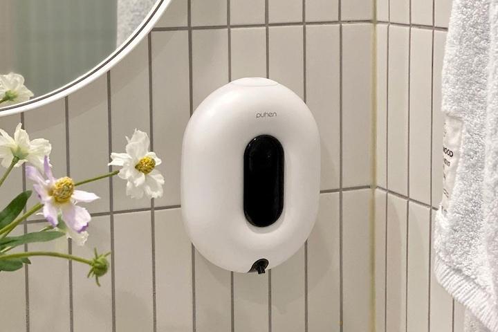 [3천 쿠폰] 공중부양 자동 손세정기 디스펜서 벽걸이 오토 비누 거품 핸드워시