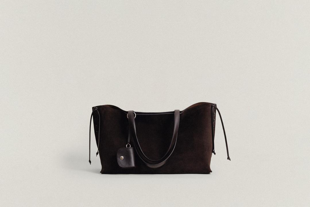 SAC TRESSÉ SUEDE BROWN