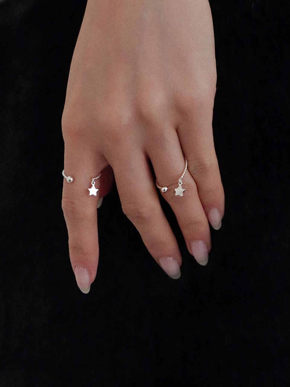Star Coil Open Ring