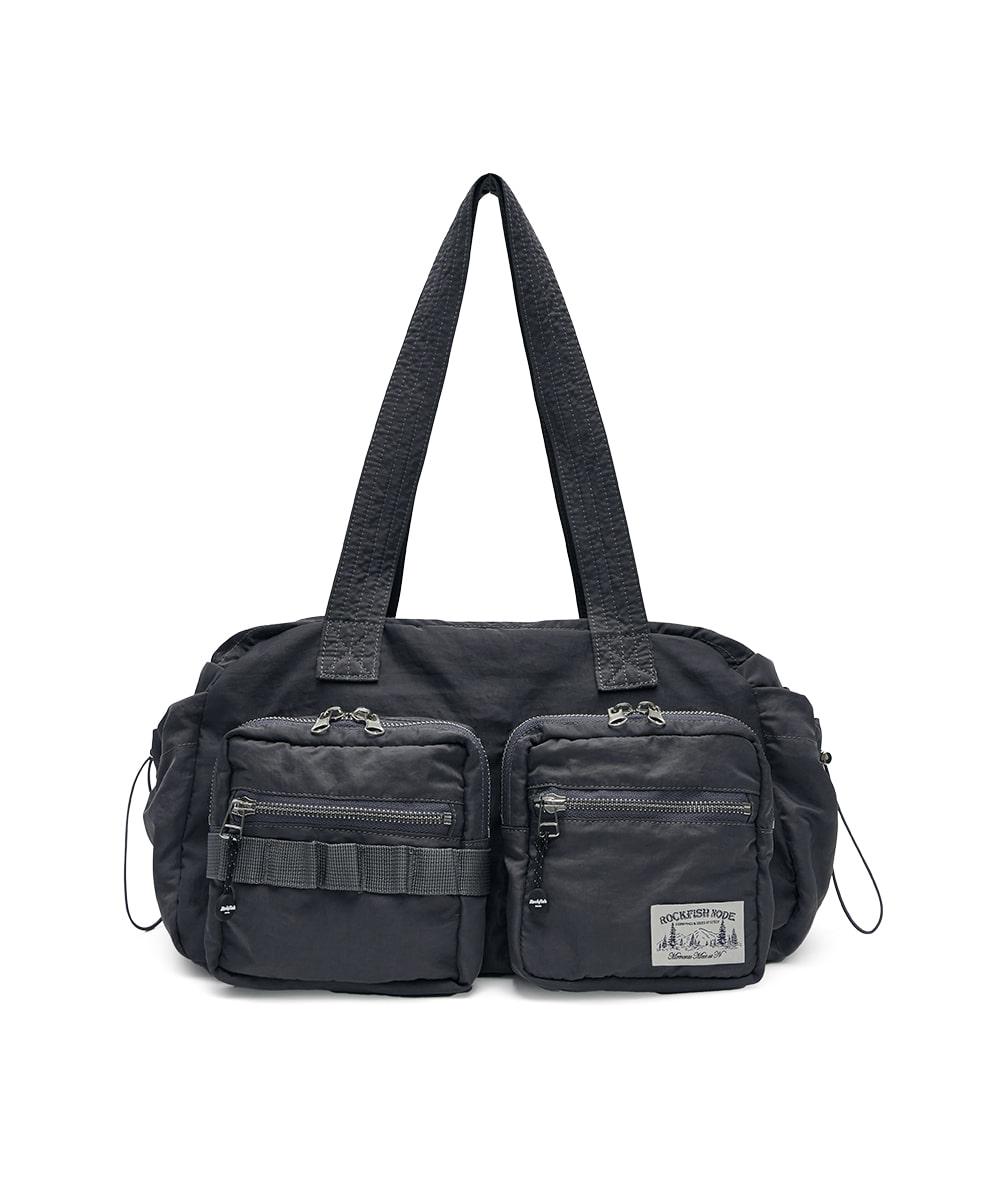 NYLON BOWLING BAG - CHARCOAL
