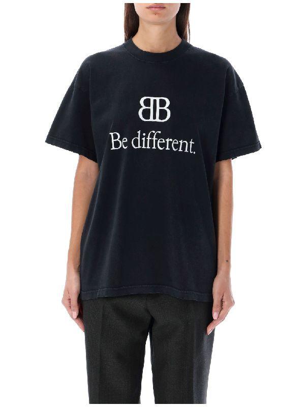 BE DIFFERENT BB로고 티셔츠