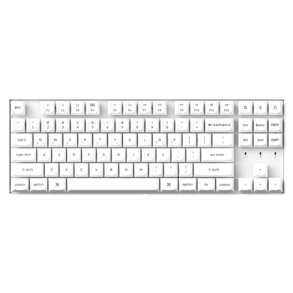 키크론 K8 Pro SE 유무선 텐키리스 키보드, 화이트, K8PSE-S4Z, 바나나축
