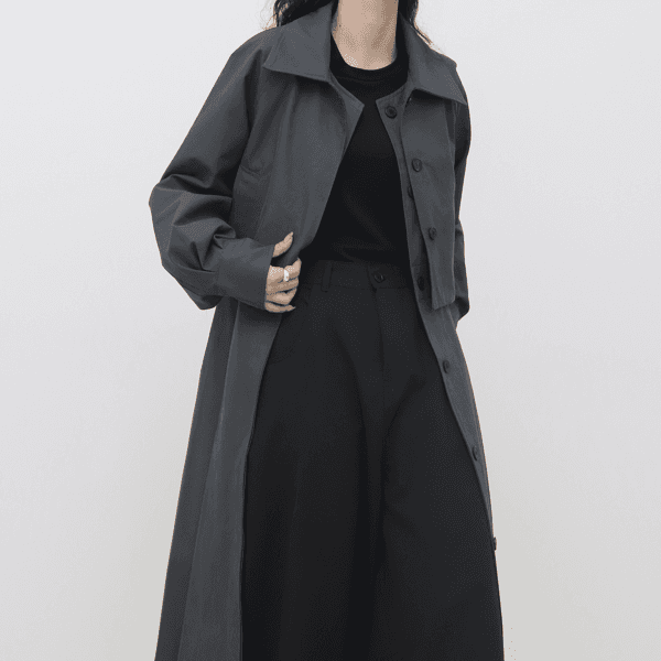 PRE-ORDER) Steady 3-way Trench [ Blue Gray ]