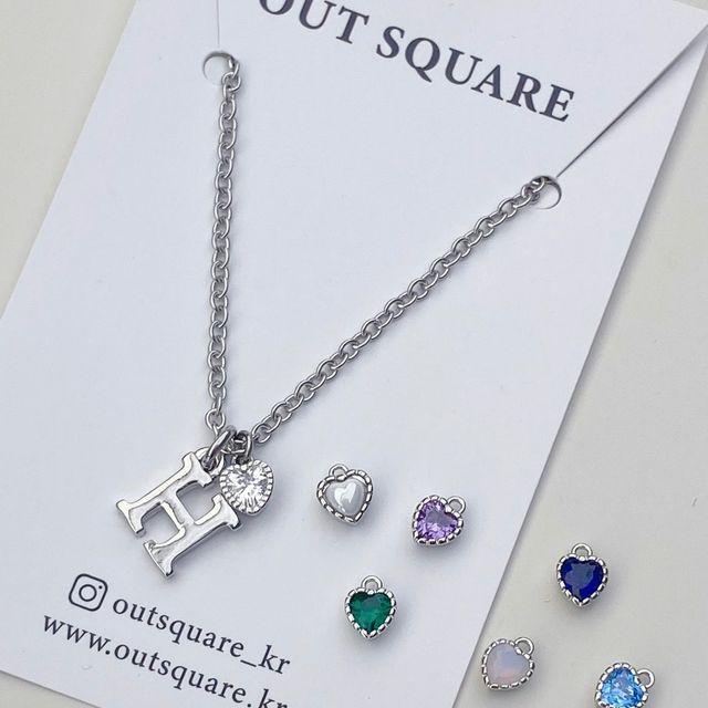 Charming initial necklace (A~Z) +컬러추가