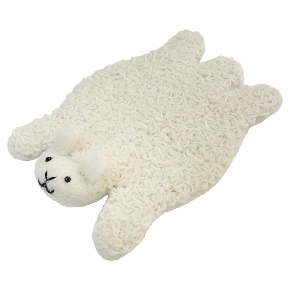 SHEEP WOOL COSTER 양 코스터 동물 양모 펠트 울 핸드메이드 러그