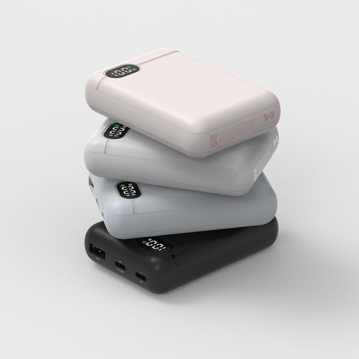 리큐엠 20W 고속충전 LCD잔량표시 10000mAh 휴대용 보조배터리