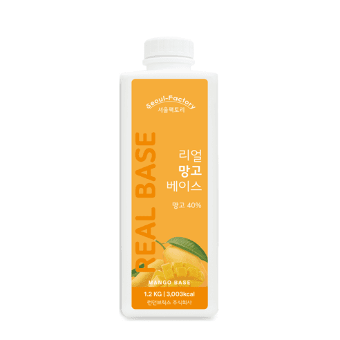 서울팩토리 리얼 망고 베이스, 1.2kg, 1개