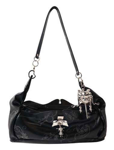 Charcoal Charm Bag