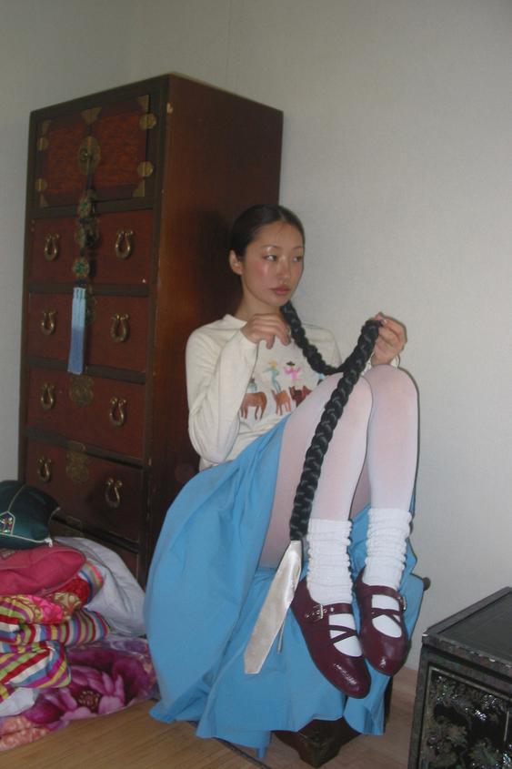 LOTTIE RAE 스탬핑 티셔츠