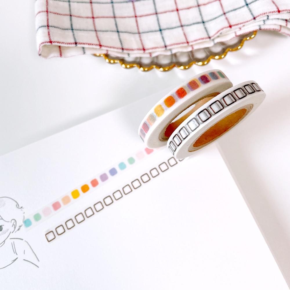 랄라예나 다꾸용 귀여운 마스킹테이프 2P SET (6mm)