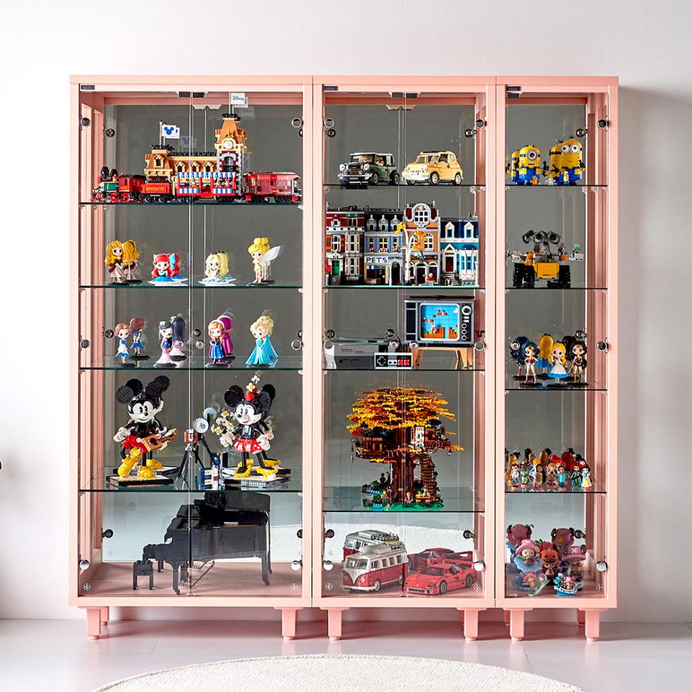 트리니 JUDY 장식장 레고장 수납장 그릇장 건담 프라모델 피규어장 유리장 진열장