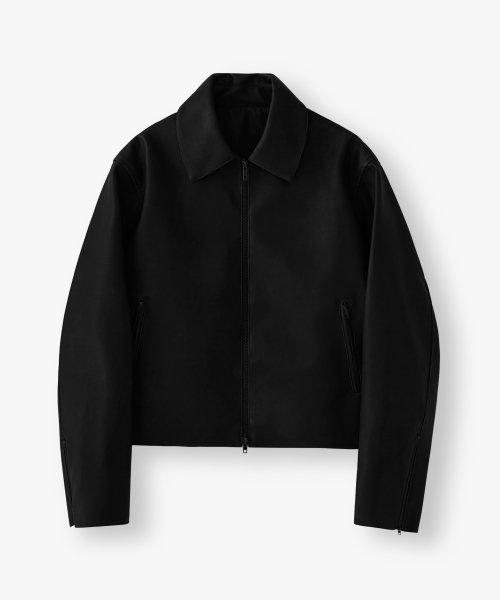 클루젼 레더 블루종_Black