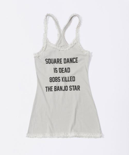 Acid Farm Mini Dress Dirty White