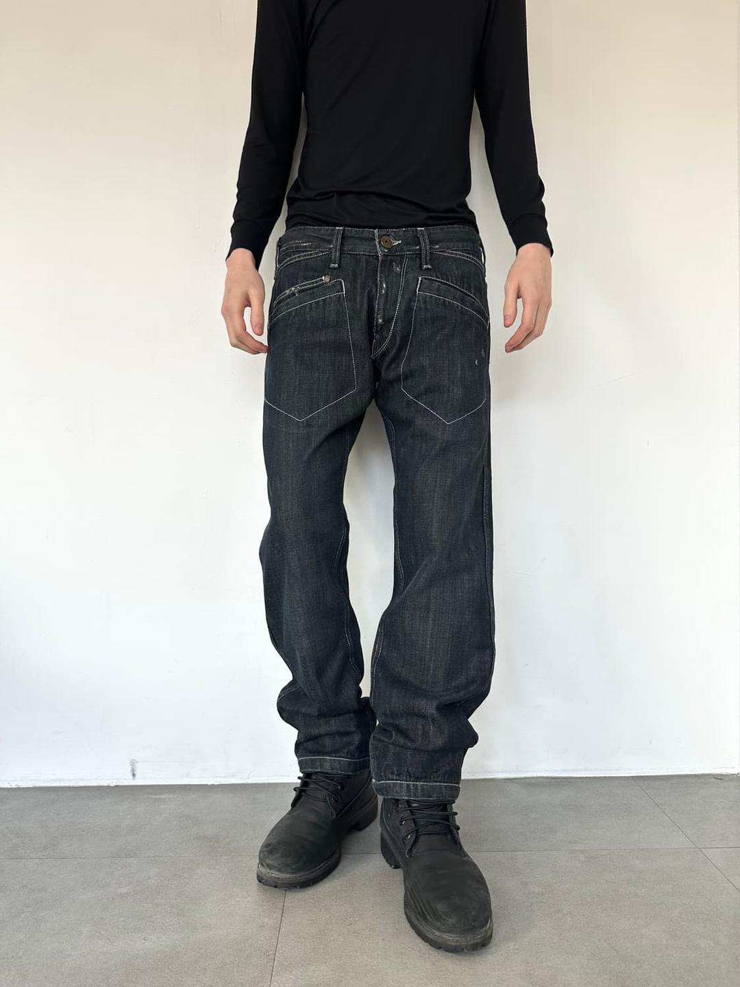 알마니 2000s 디스트로이드 포켓 새깅진 | 후루츠패밀리