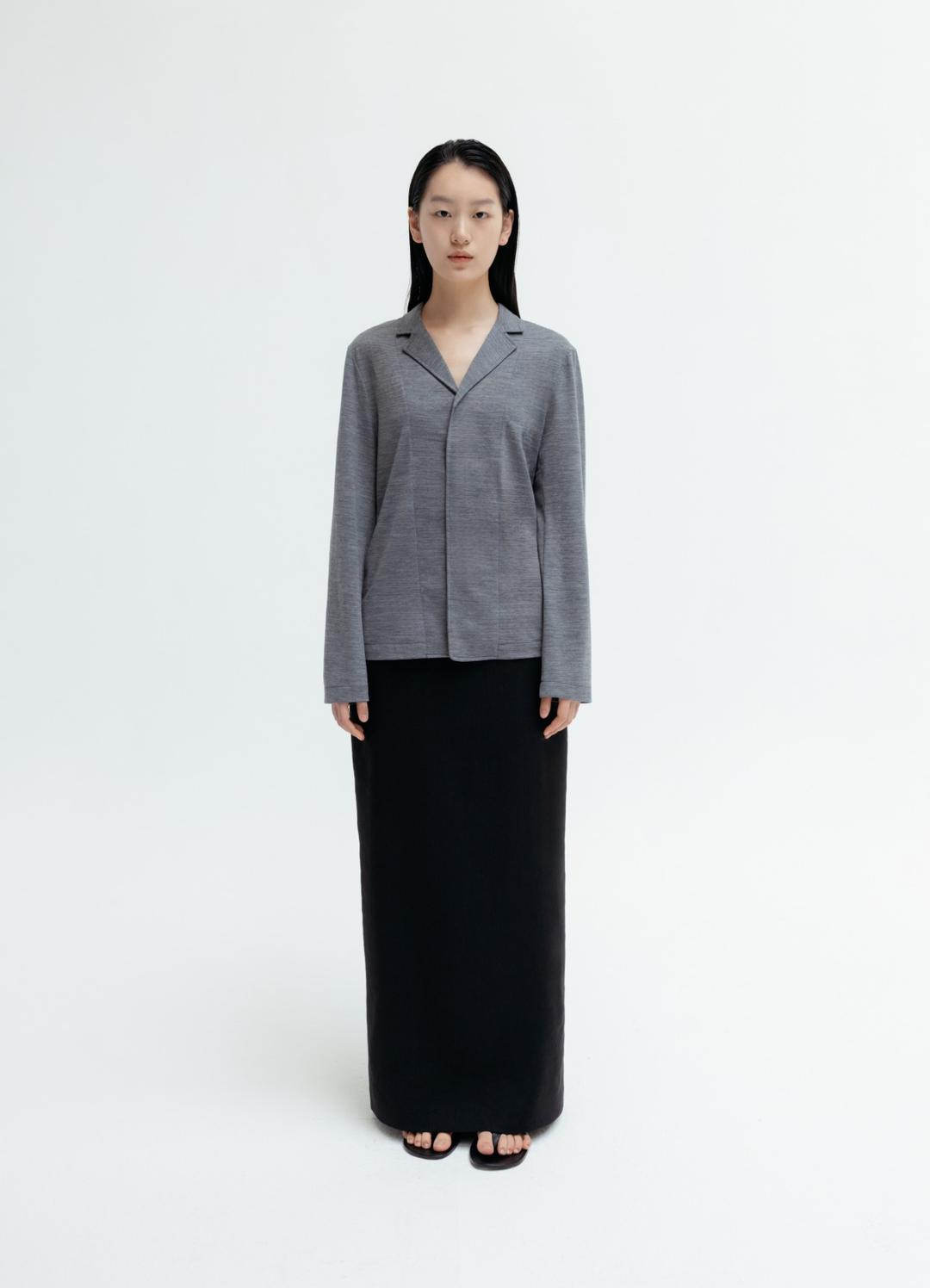 Finn Button Jacket / Gray