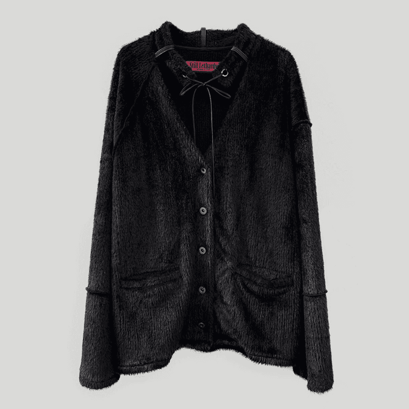[STILL LETHARDY] FAKE COLLAR CARDIGAN