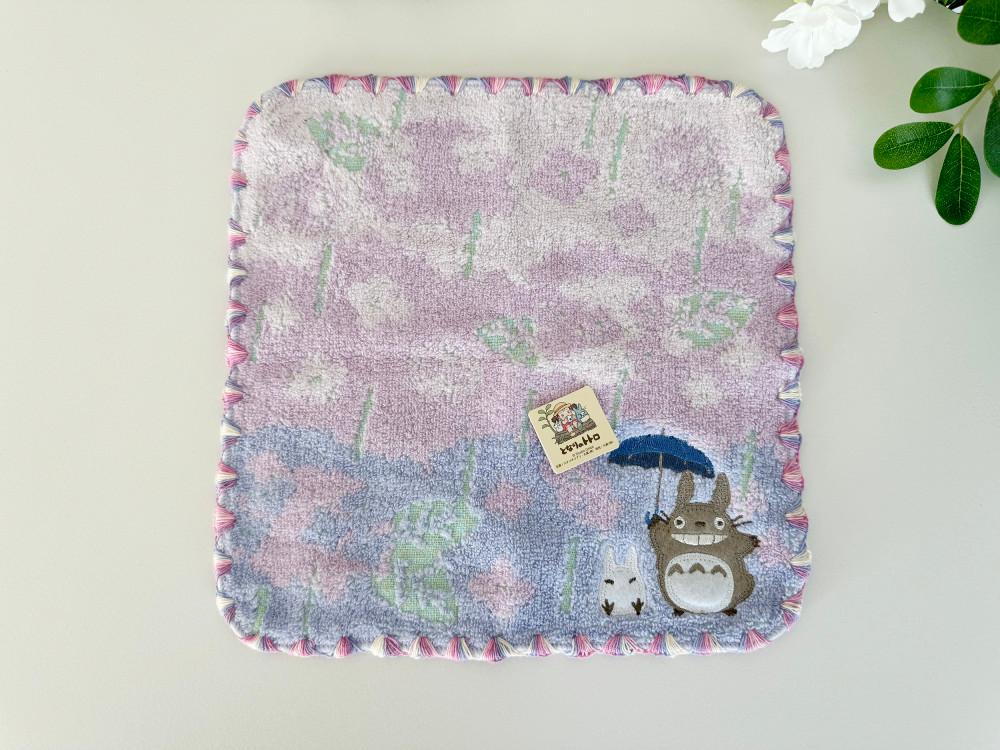 지브리 토토로 미니타월 28 손수건 1.수국