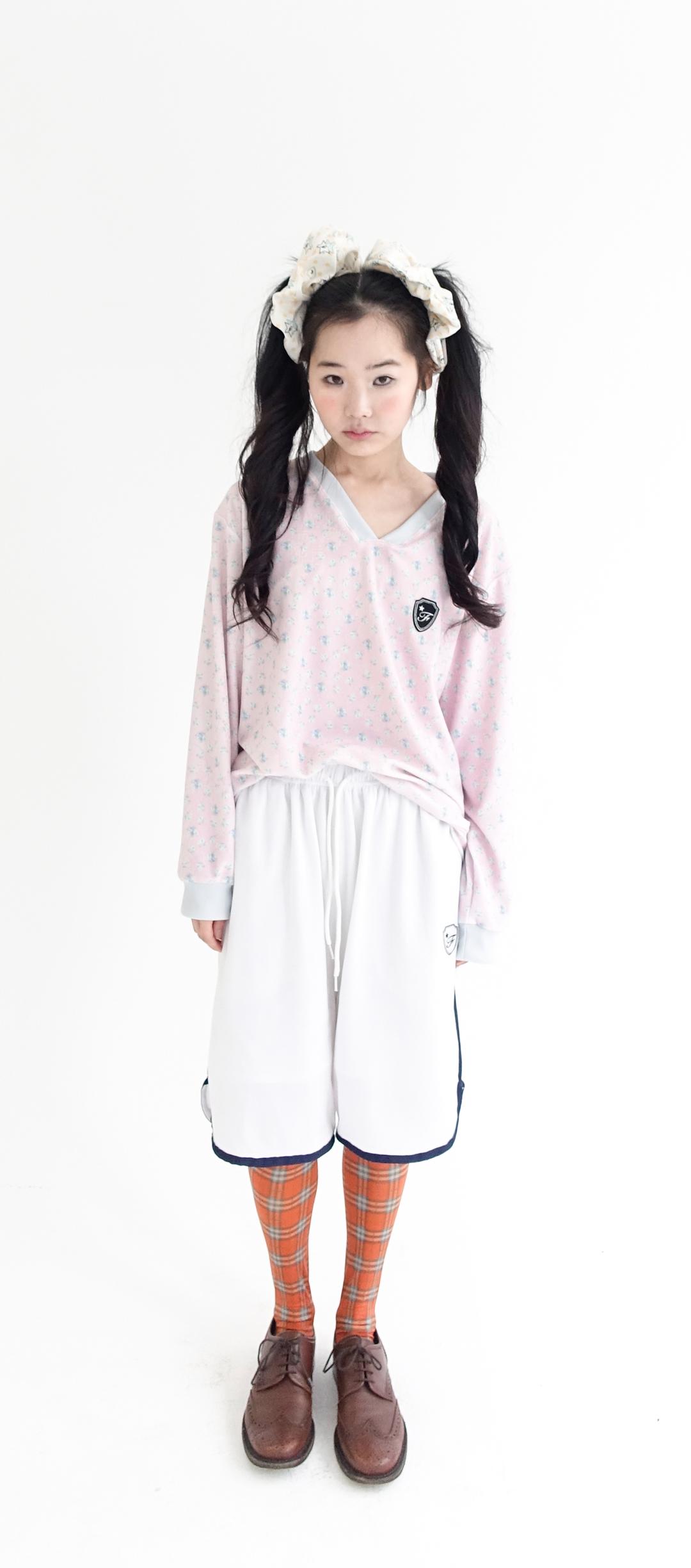 [F.E.E.S] shining sporty boxer pants (ivory)