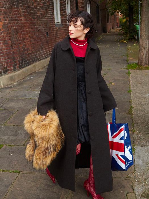 Ma Tilda Long Hazelnut Coat_brown