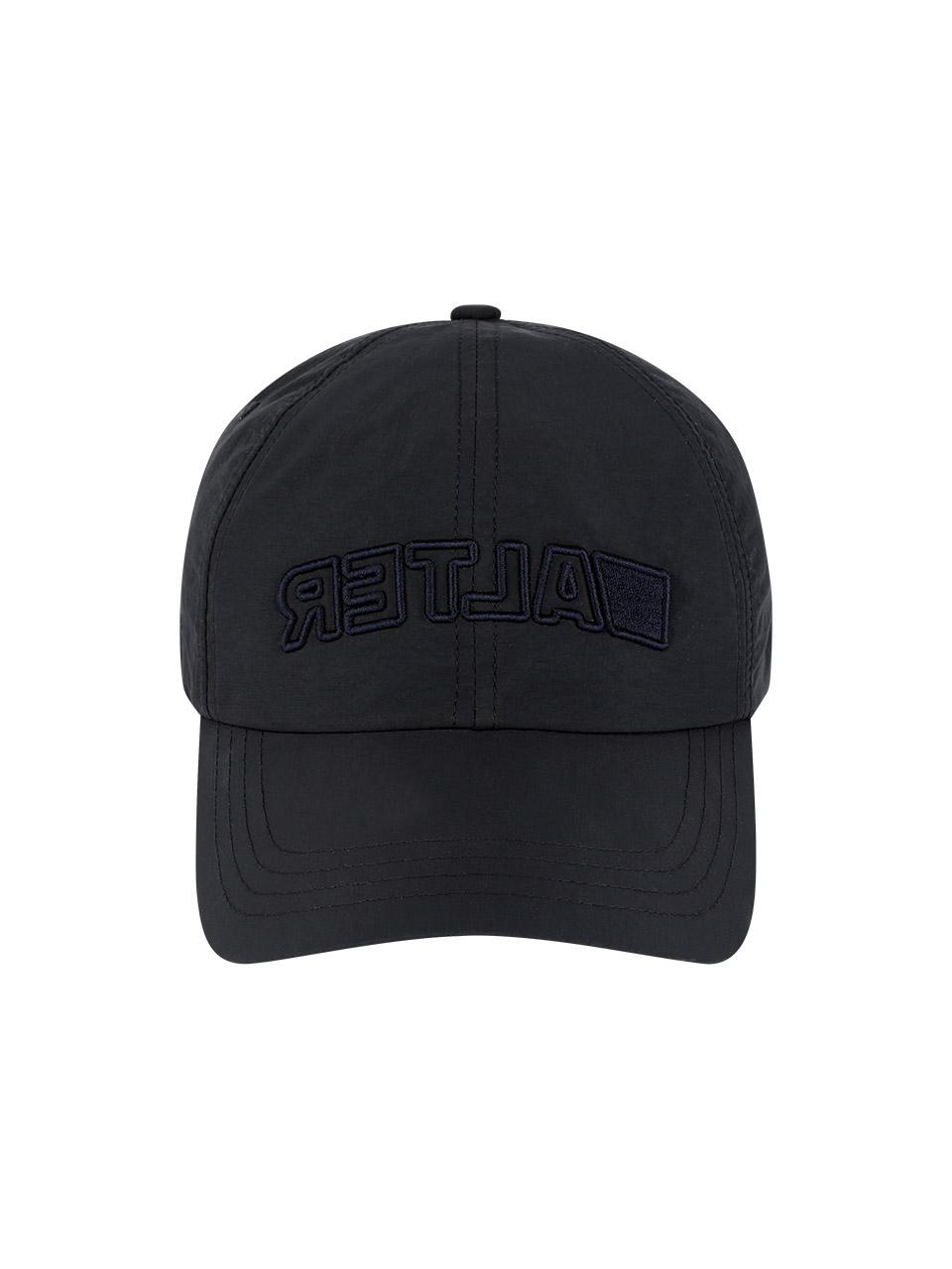 Nylon Neat Logo Cap_Navy