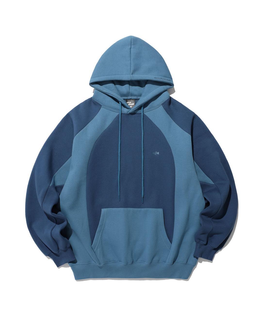 SPORTY LINE HOODIE[BLUE]