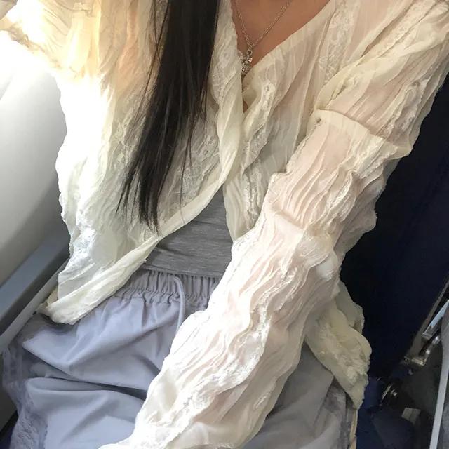 가디건best🤍glory lace button cardigan