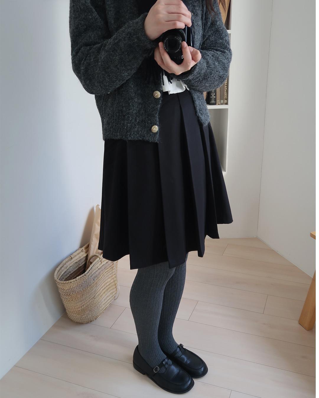 울 미디 플리츠 sk